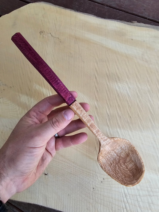 Purple Silky Oak Cooking Spoon