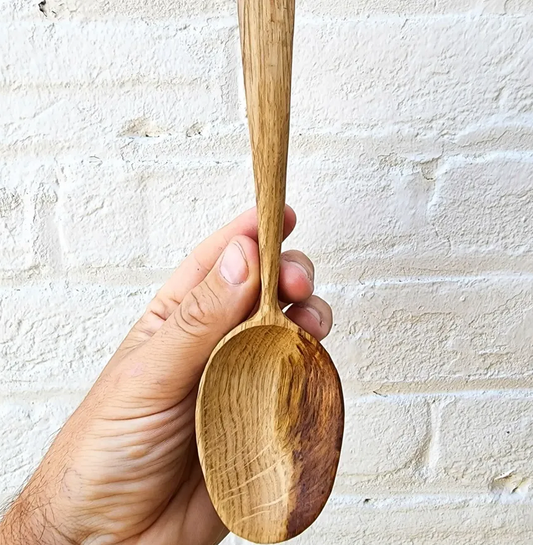 Oak eating spoon