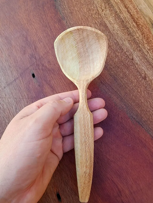 Silky Oak serving spoon