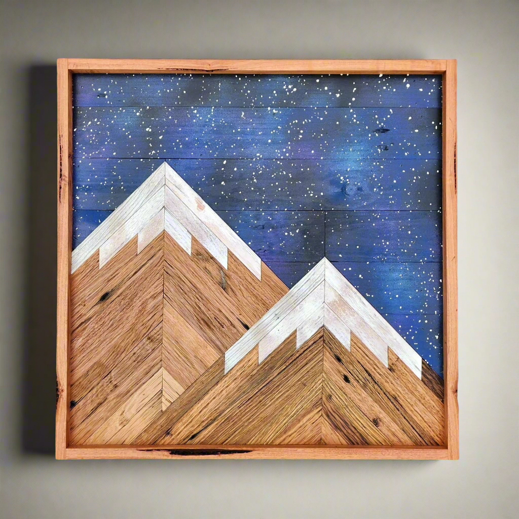 Mountainscape Wall Art 600x600mm (pre-order)