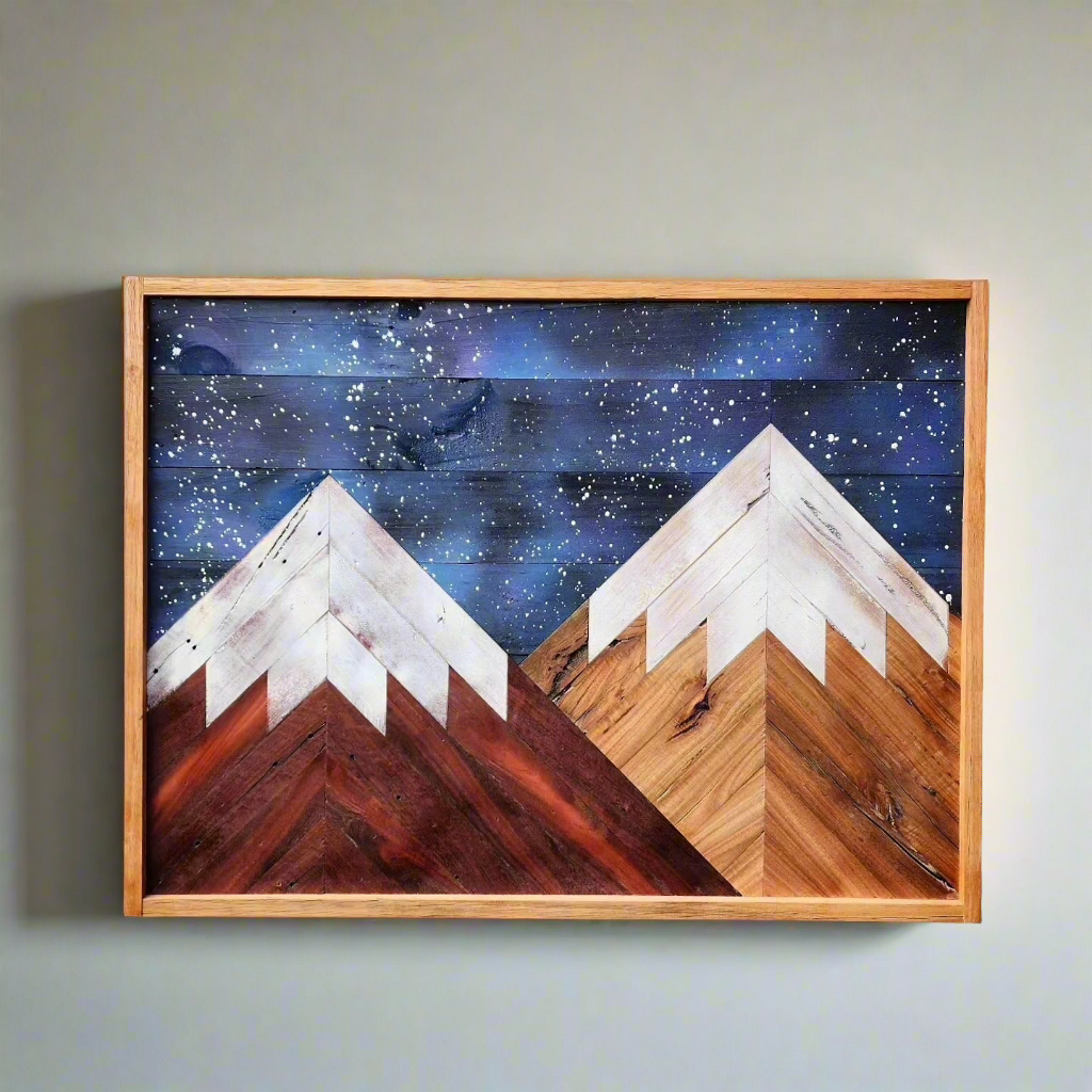 Mountainscape Wall Art 600x600mm (pre-order)