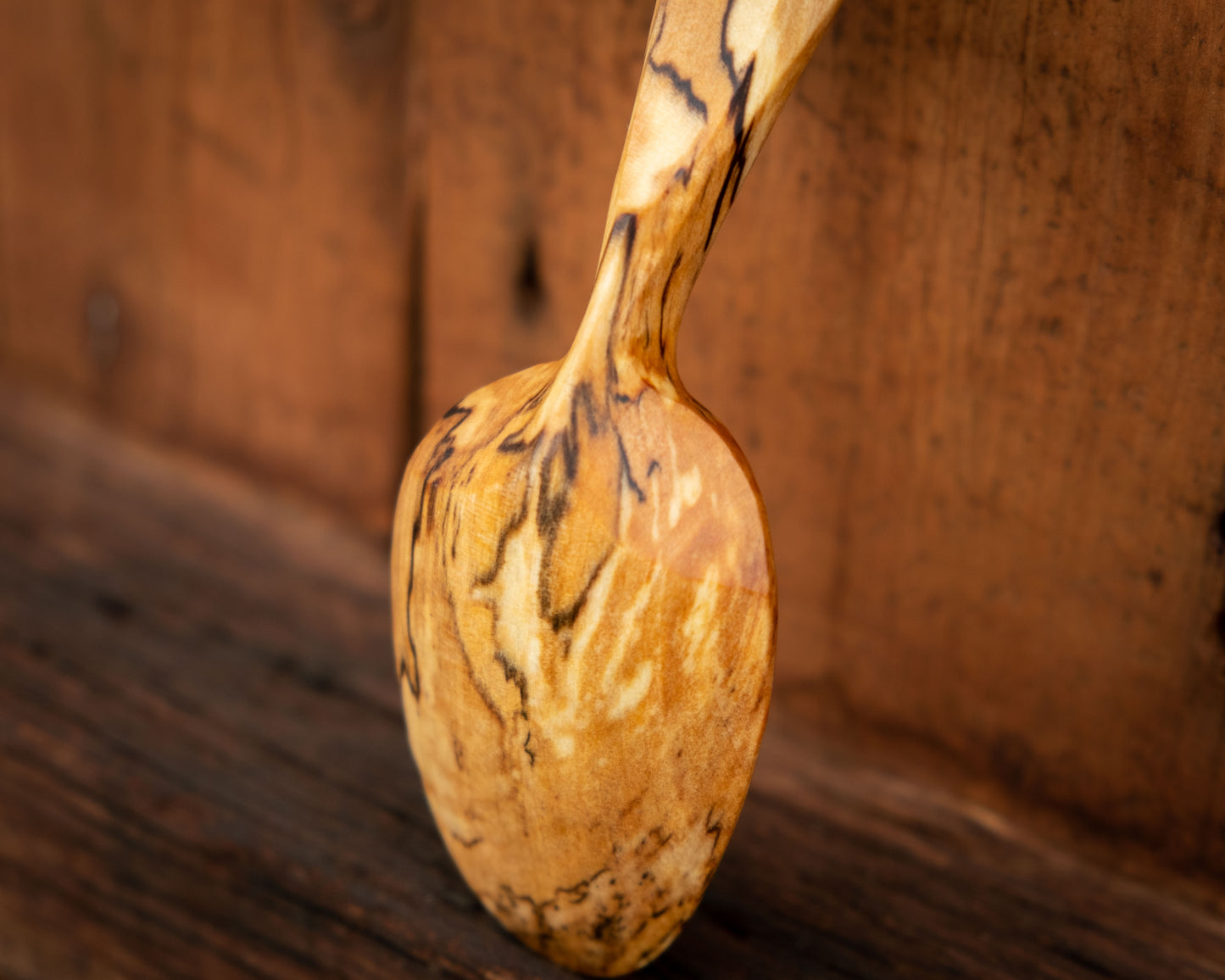 Spalted Birch Eating Spoon