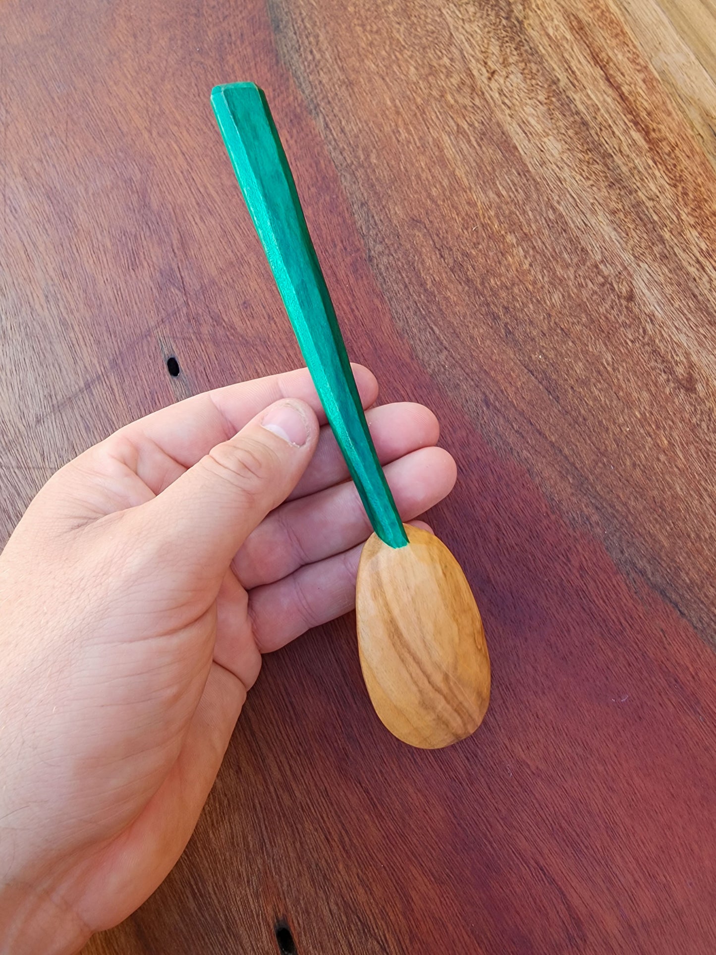 Cherry wood eating spoon