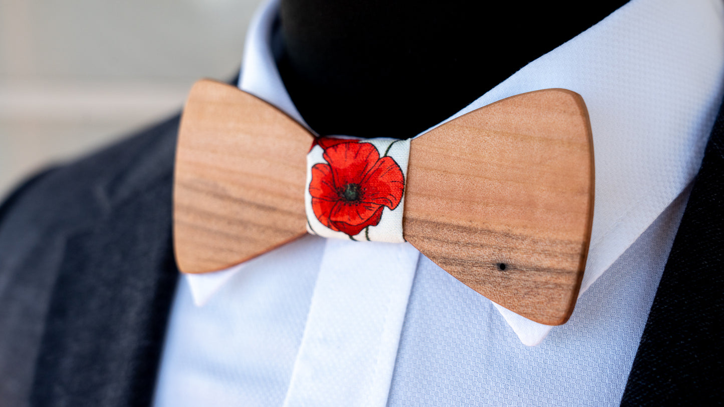Handmade Tasmanian Myrtle Bowtie