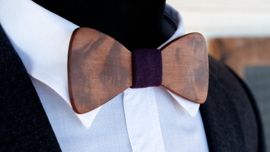 Buloke Bowtie - Purple Knot