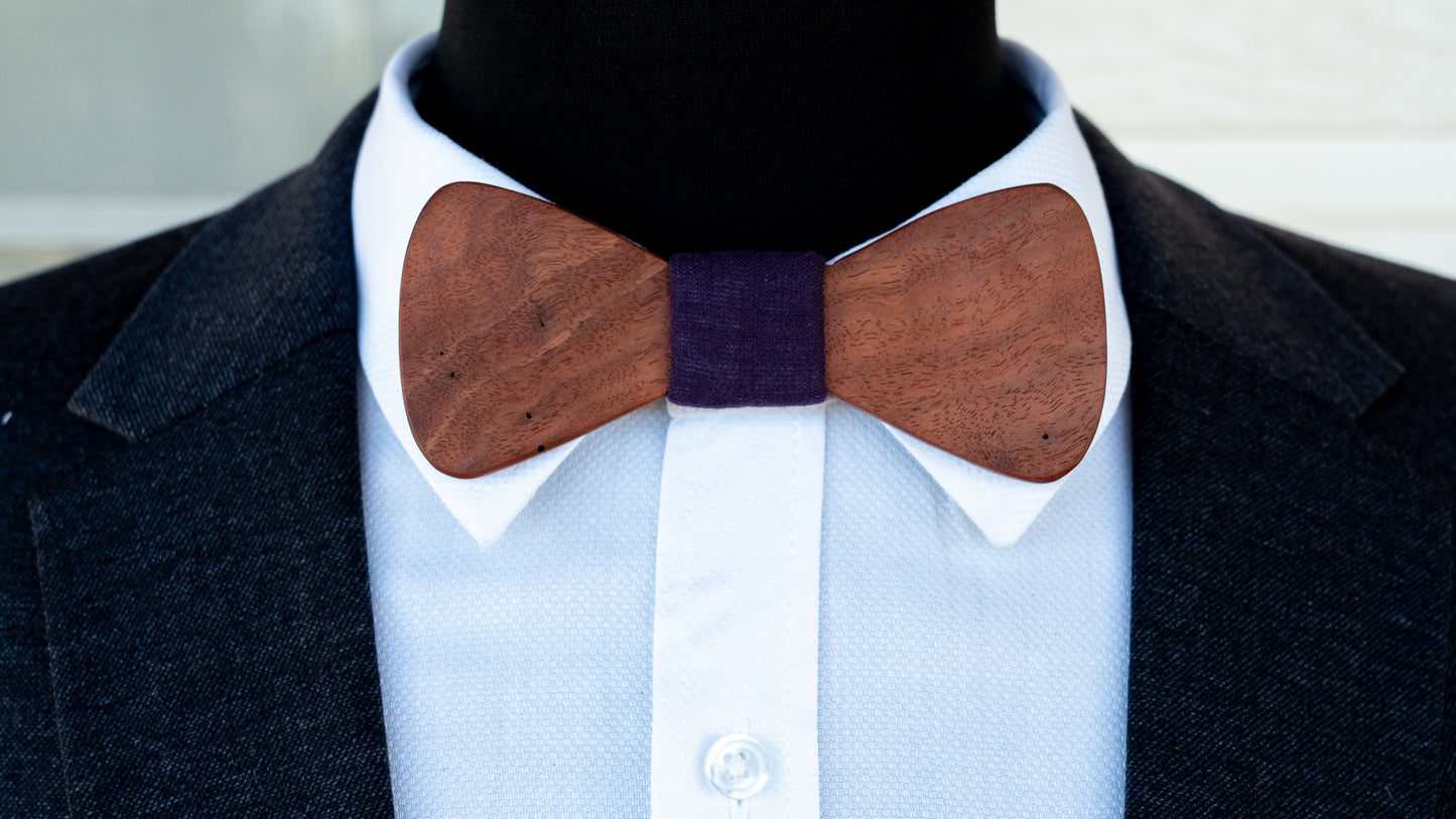 Handmade Redgum Bowtie