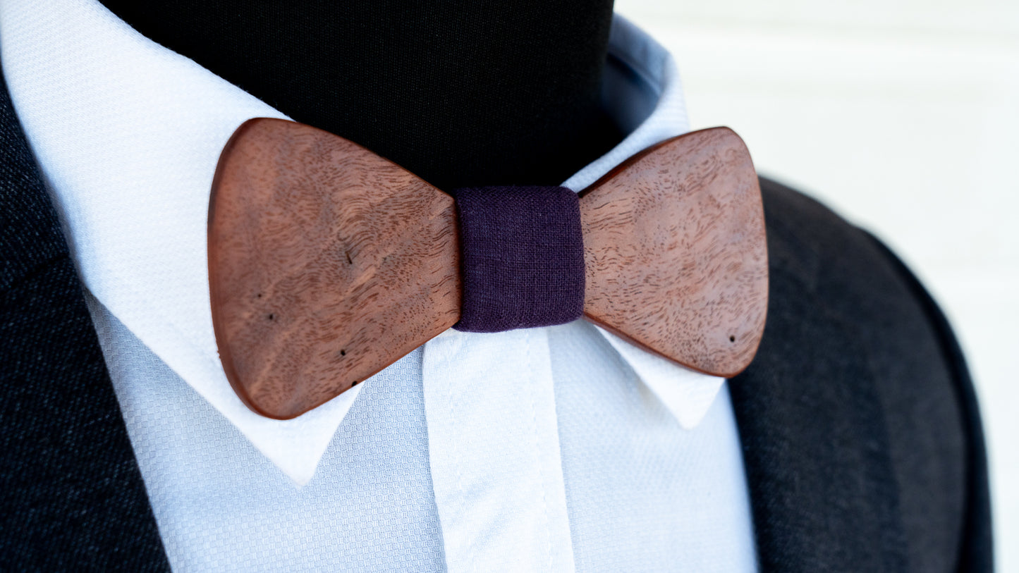 Handmade Redgum Bowtie