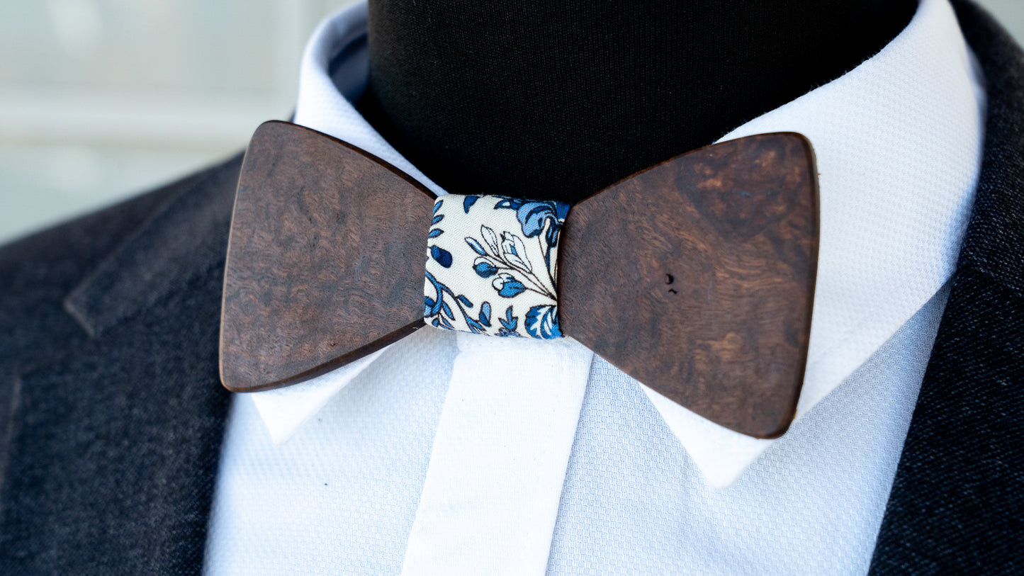 Handmade Ringed Gidgee Bowtie