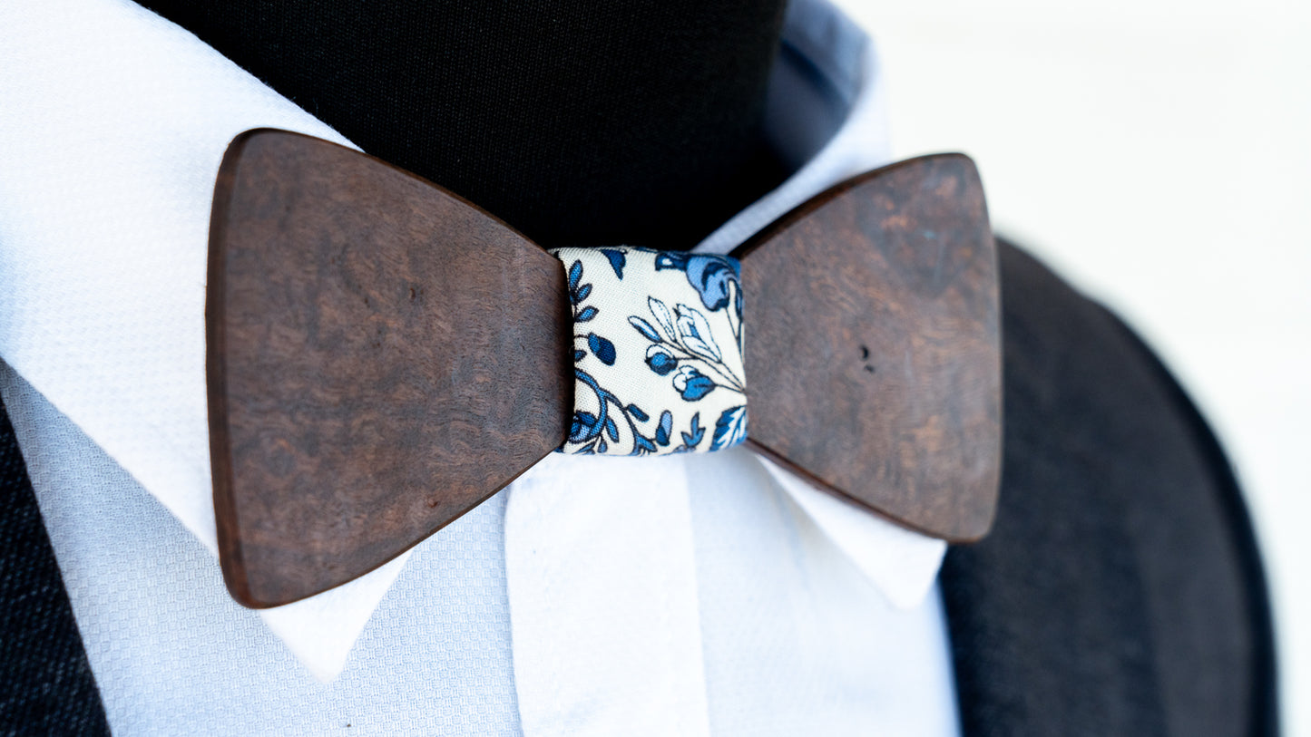 Handmade Ringed Gidgee Bowtie