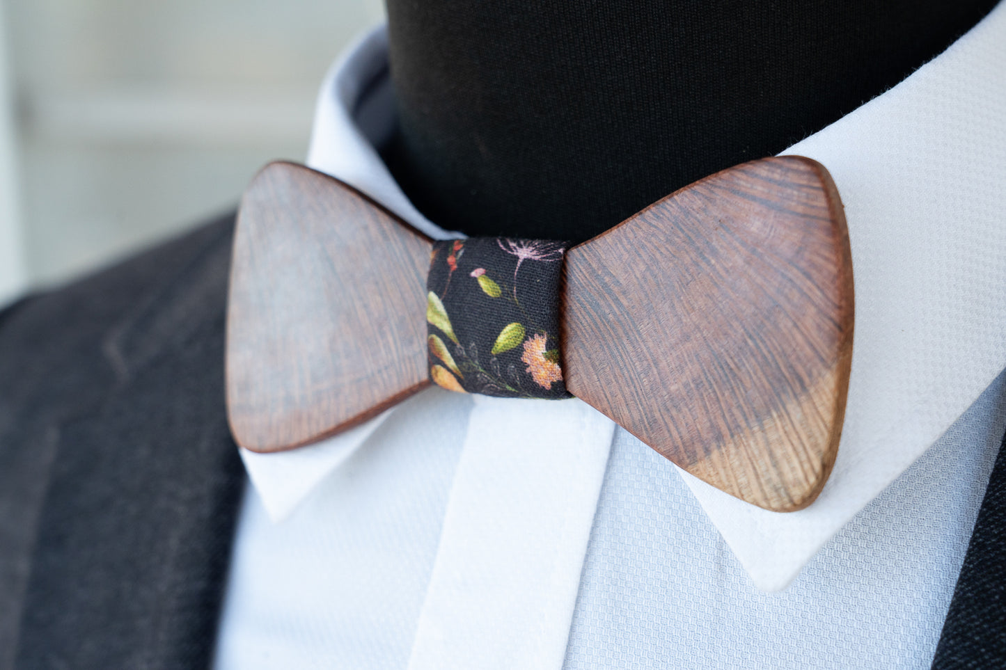 Handmade Beefwood Bowtie