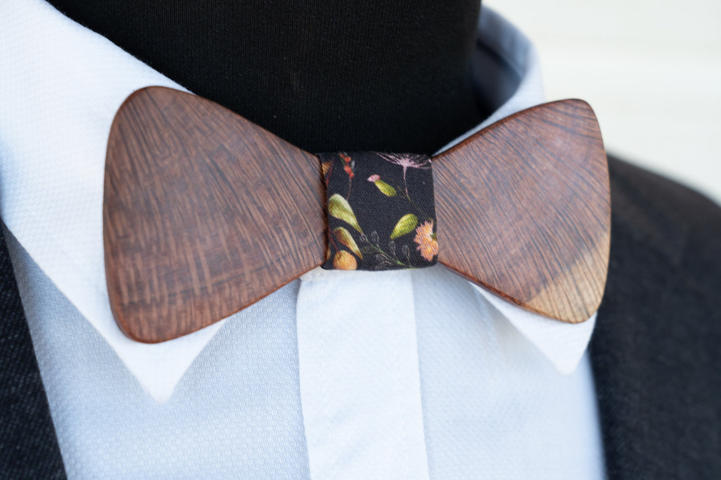 Handmade Beefwood Bowtie