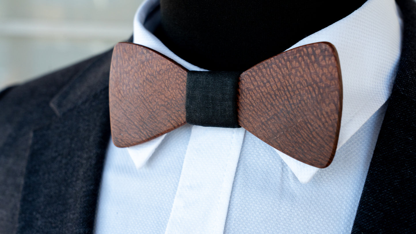 Handmade Beefwood Bowtie