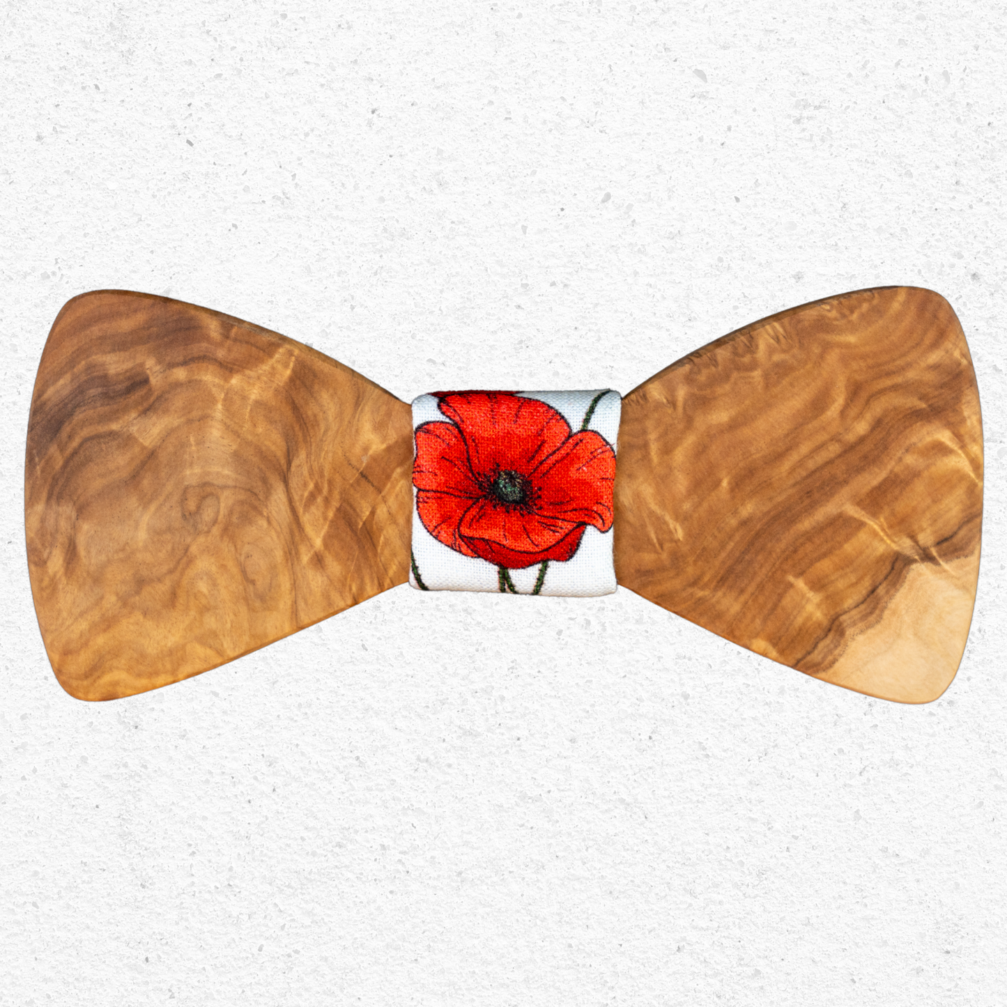 Handmade Brown Mallee Burl Wood Bowtie