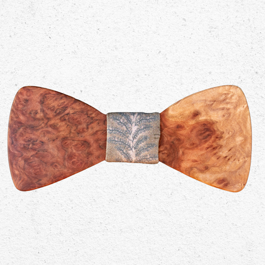 Handmade Red Mallee Burl Bowtie