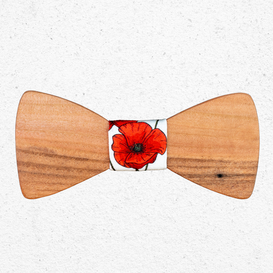 Handmade Tasmanian Myrtle Wood Bowtie