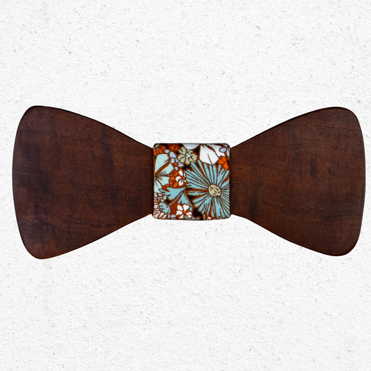 Handmade Ringed Gidgee Wood Bowtie
