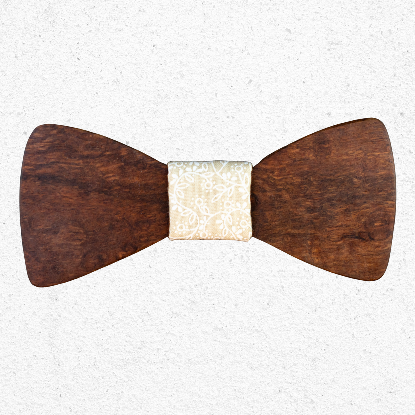 Handmade Ringed Gidgee Bowtie