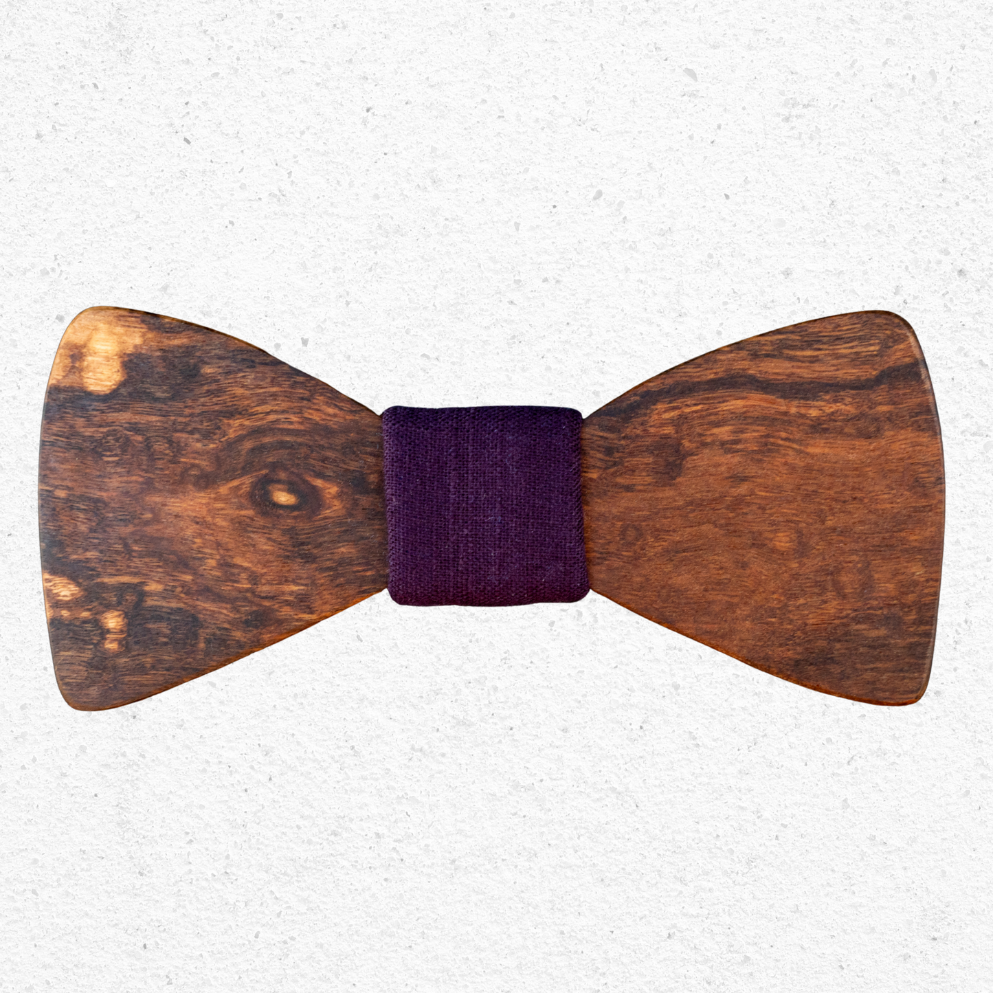 Handmade Ringed Gidgee Bowtie