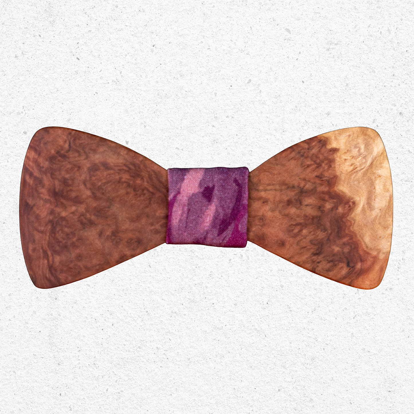 Handmade Red Mallee Burl Wood Bowtie