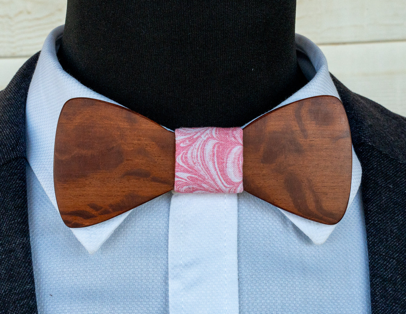 Handmade Bulloke Wood Bowtie