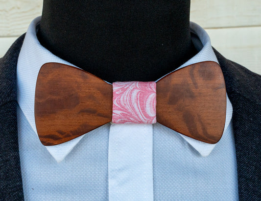 Handmade Bulloke Wood Bowtie