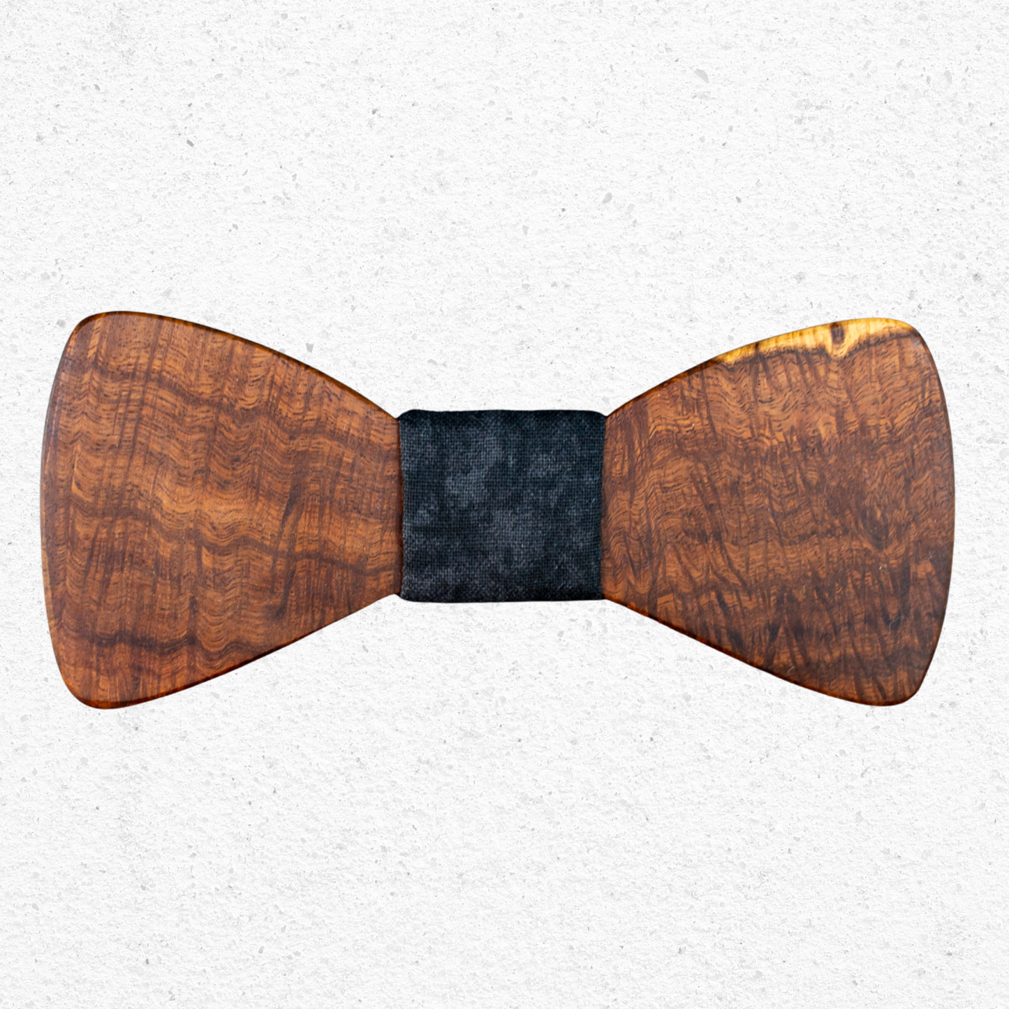 Handmade Ringed Gidgee Wood Bowtie