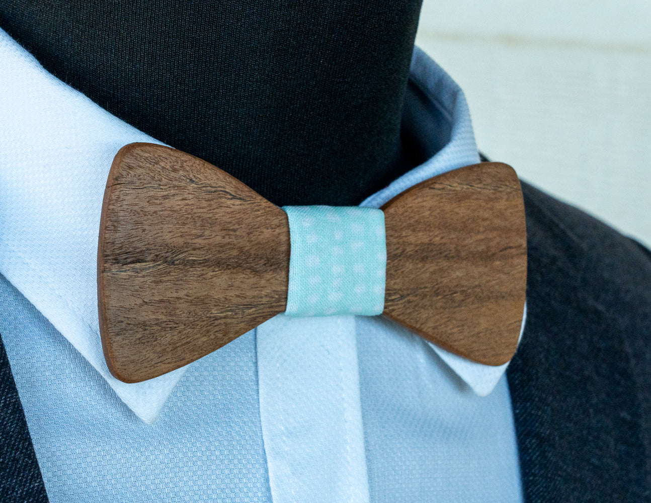 Handmade Blackbutt Wood Bowtie