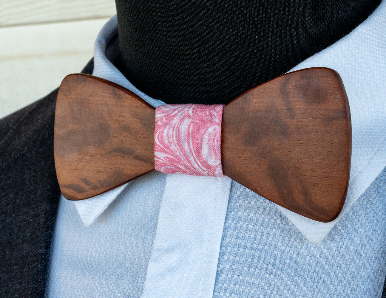 Handmade Bulloke Wood Bowtie