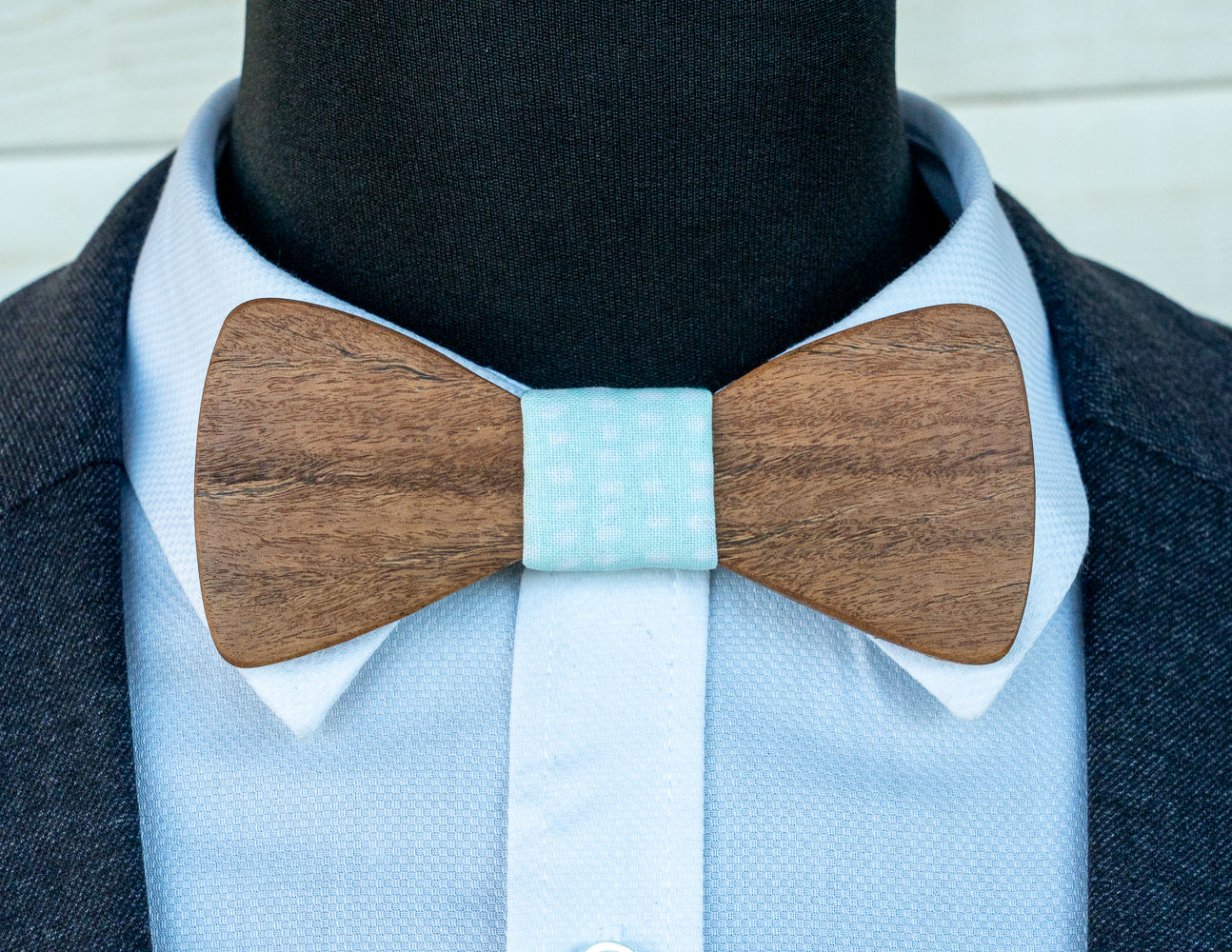 Handmade Blackbutt Wood Bowtie