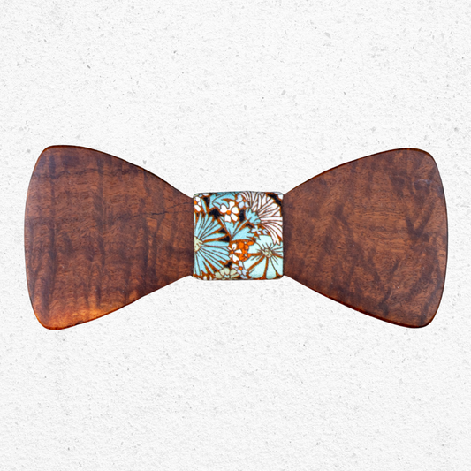 Ringed Gidgee Bowtie - Light Floral