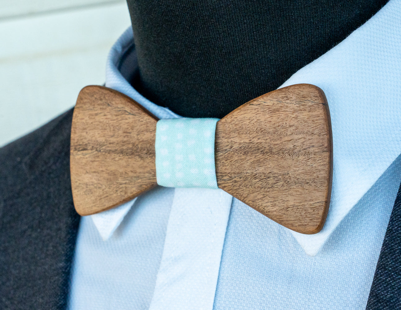 Handmade Blackbutt Wood Bowtie