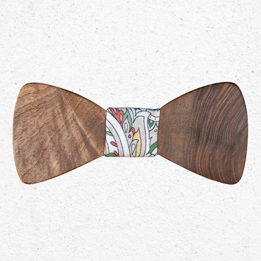 Mystery Wood Bowtie - Light Knot