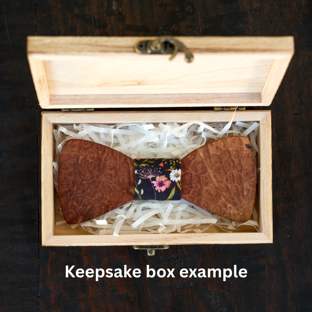 Handmade Redgum Bowtie
