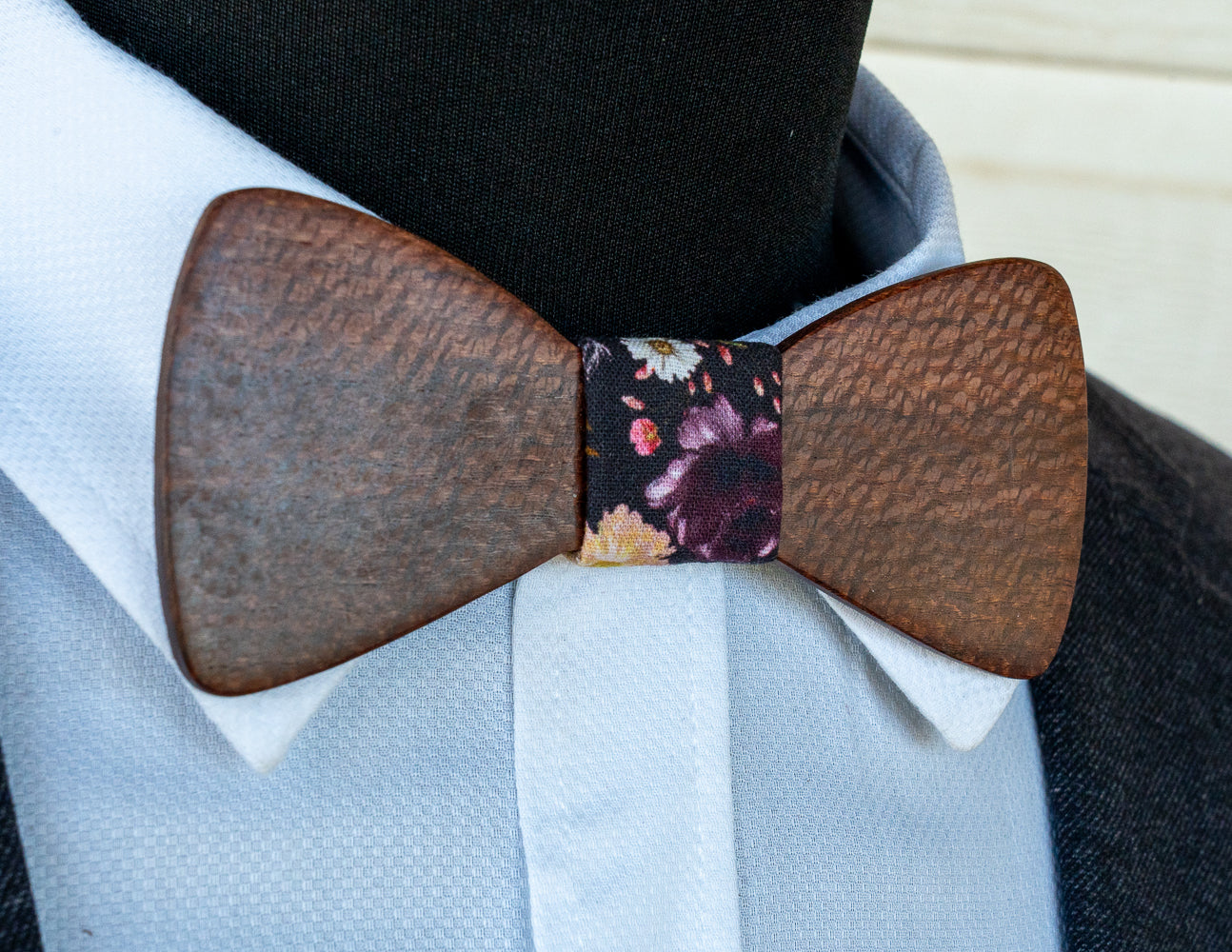 Handmade Beefwood Bowtie