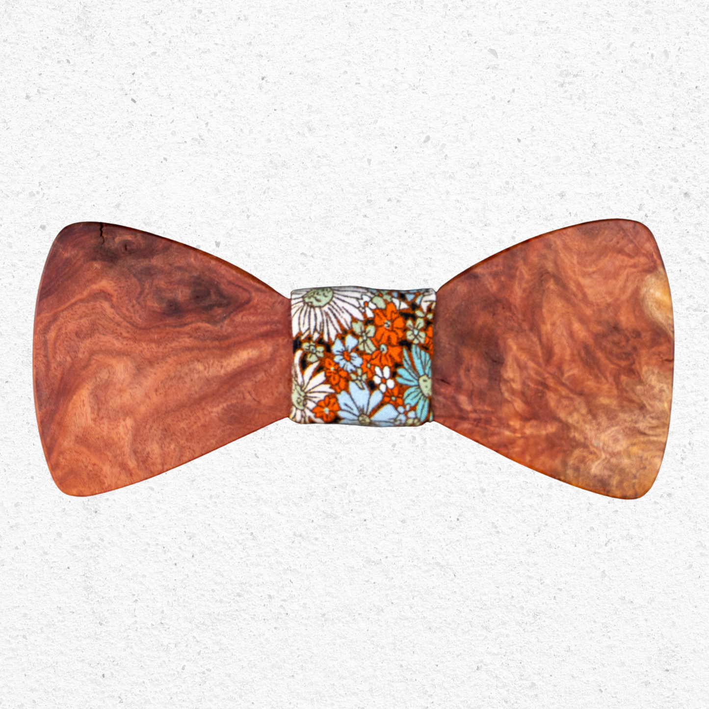 Handmade Red Mallee Burl Wood Bowtie