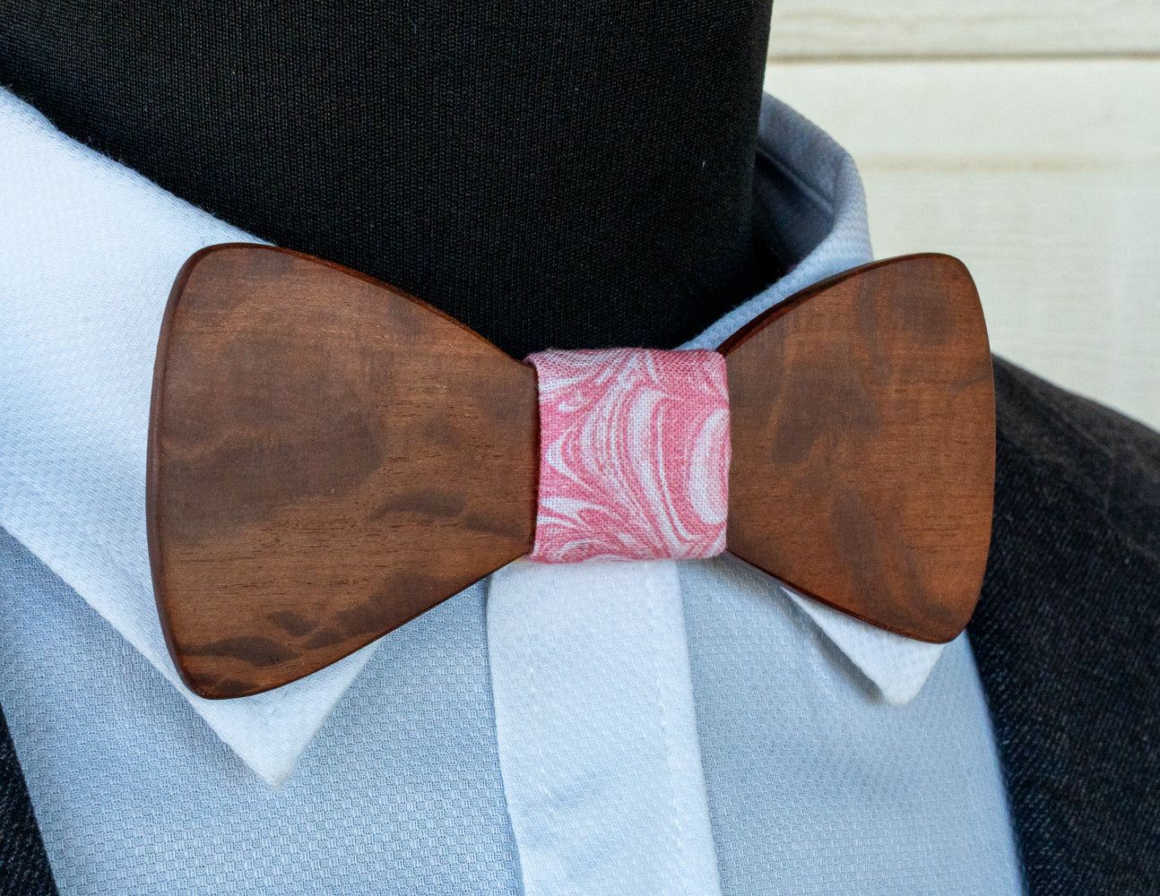 Handmade Bulloke Wood Bowtie