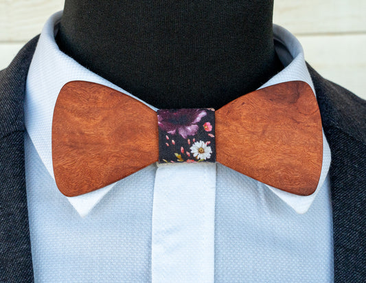 Redgum Bowtie - Purple Floral