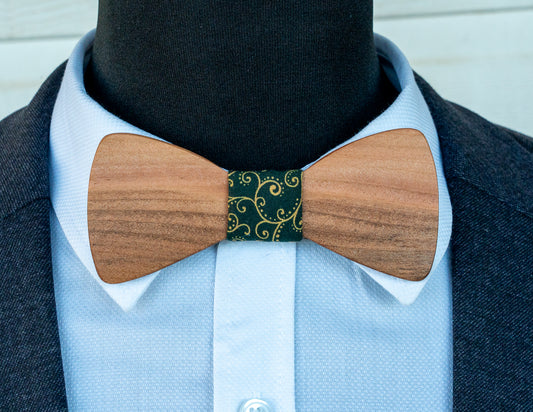 Tasmanian Myrtle Bowtie - Dark Green Centre