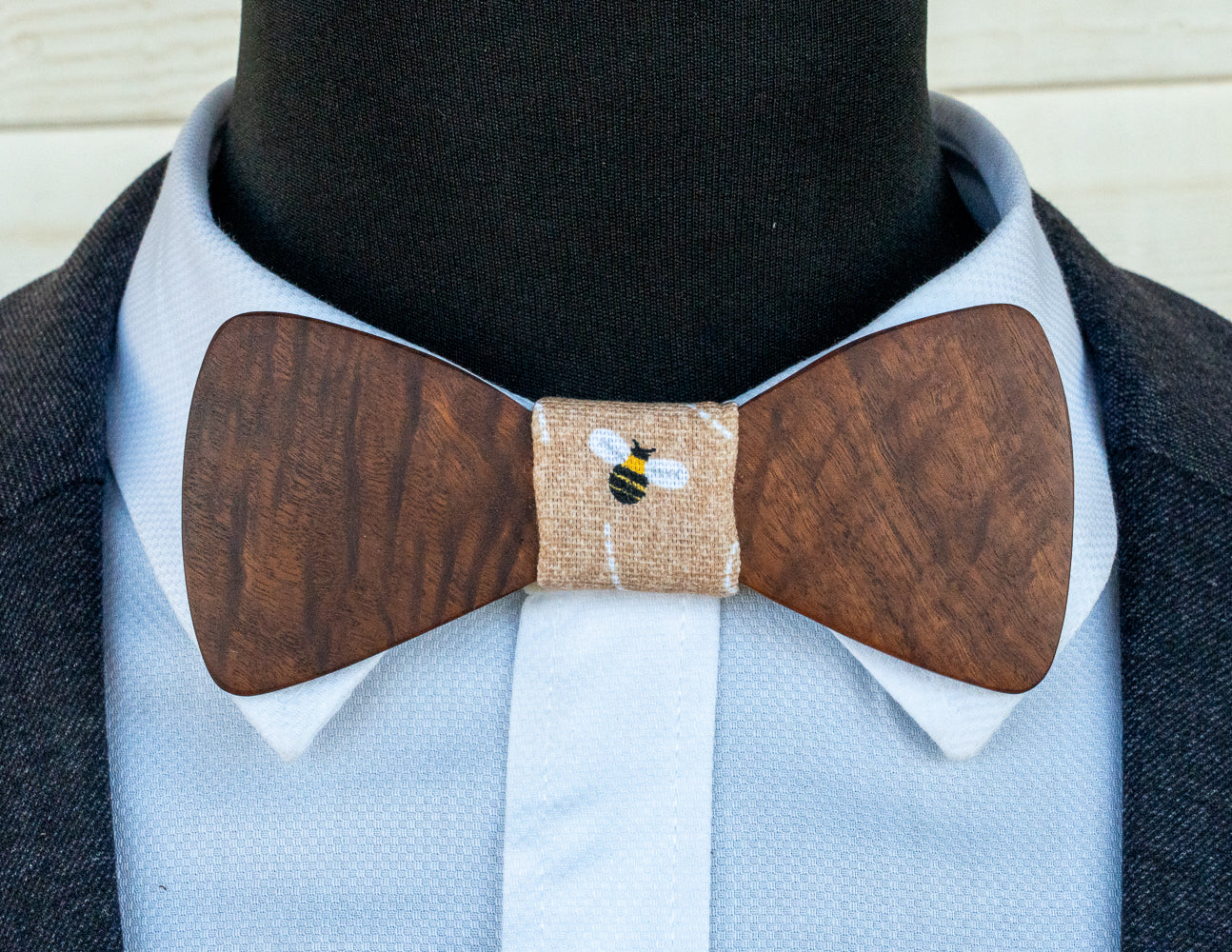 Handmade Gidgee Wood Bowtie
