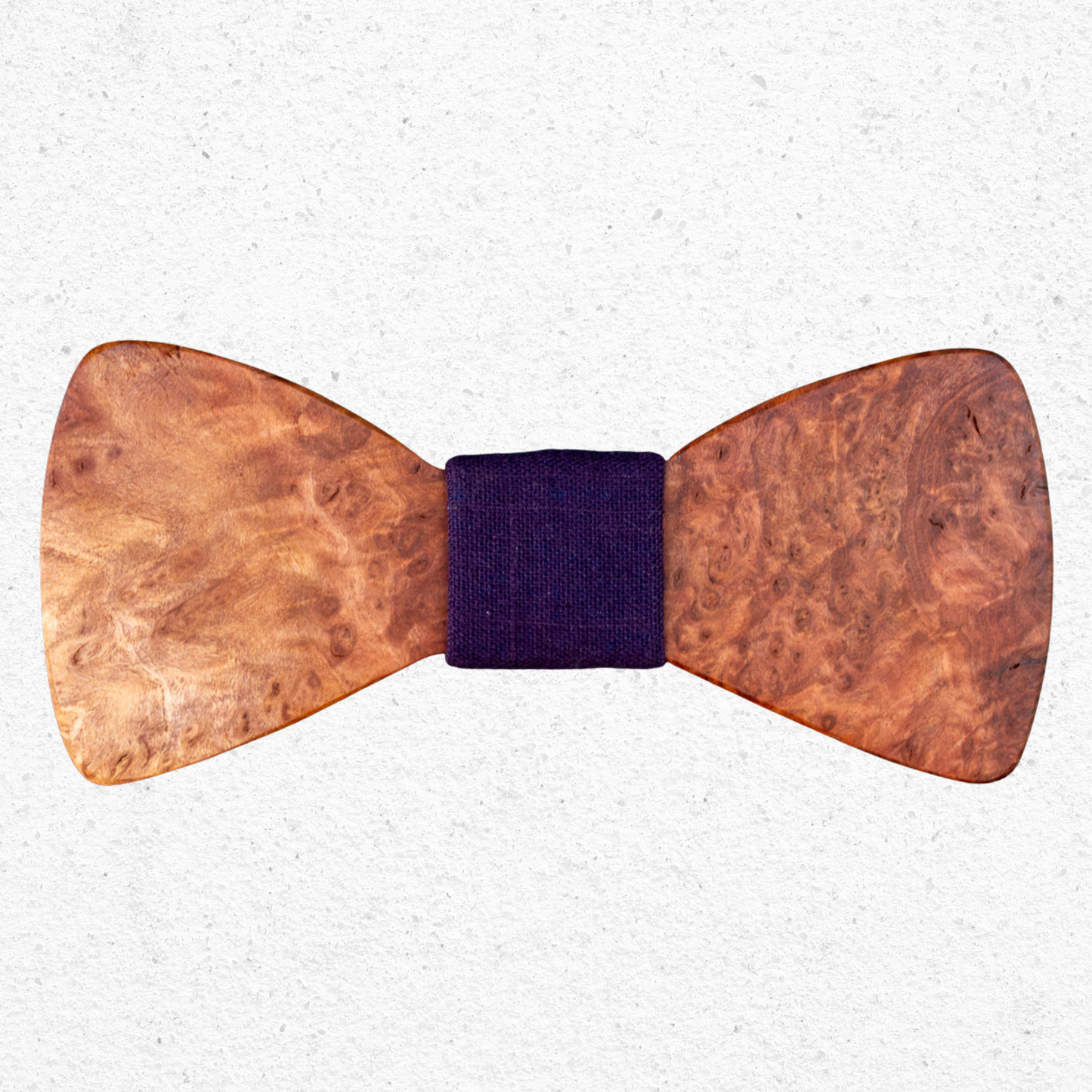Handmade Red Mallee Burl Wood Bowtie