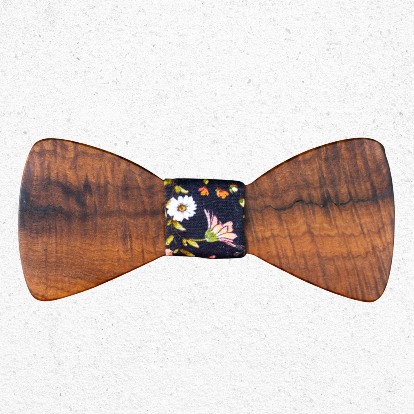 Handmade Ringed Gidgee Wood Bowtie