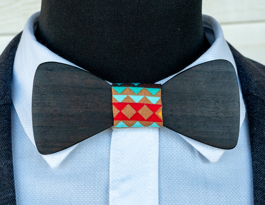 Handmade Ancient 4000yr old Redgum Bowtie