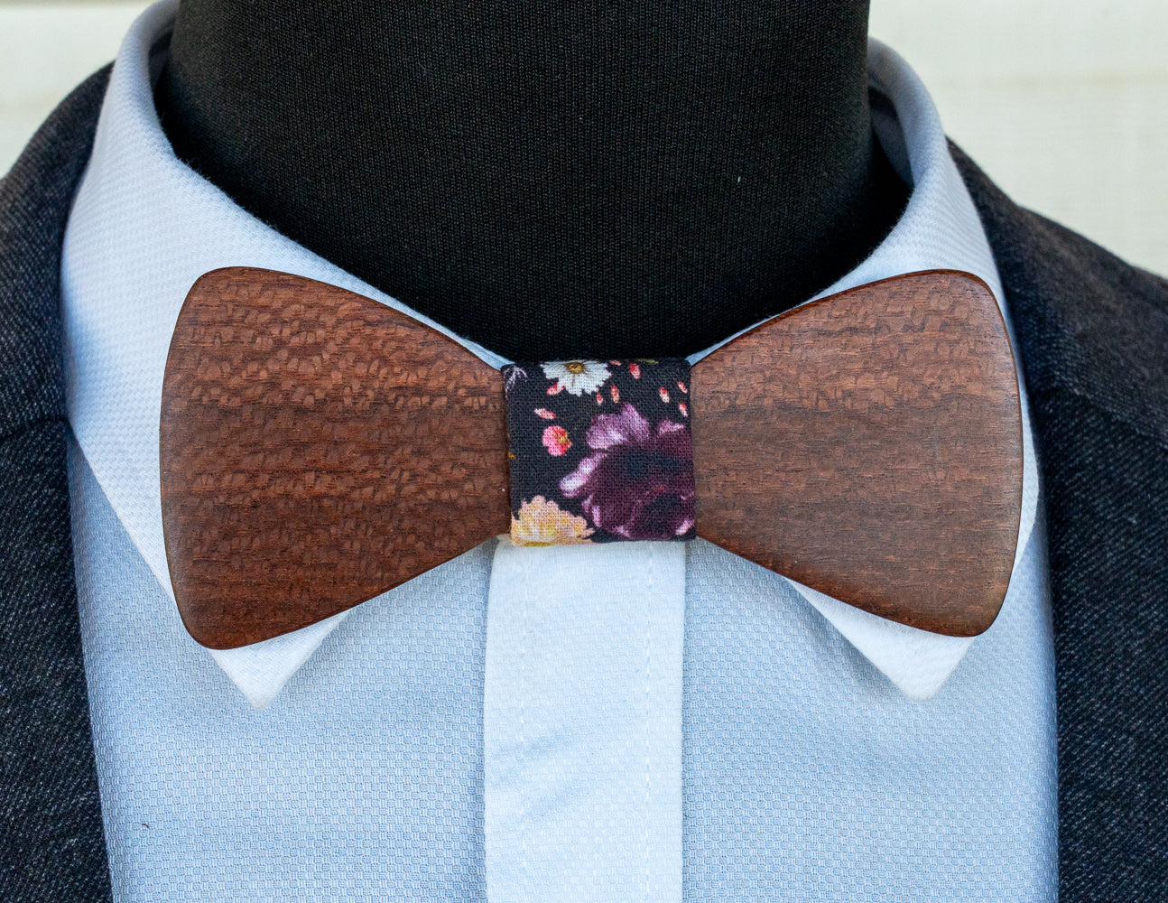 Handmade Beefwood Bowtie